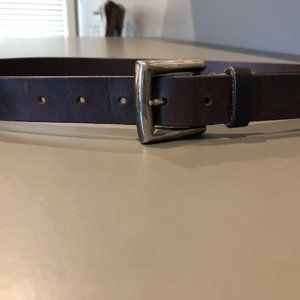 Women's GAP leather belt with brass buckle
